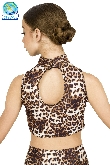 TOP ANIMALIER LEOPARDATO DONNA